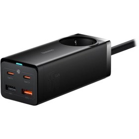 تصویر شارژر رومیزی 65 وات بیسوس مدل PSZM000901 