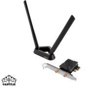 تصویر قیمت و خرید کارت شبکه ASUS PCE-BE92BT Wi-Fi 7 + Bluetooth 5.4 | کستل 