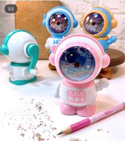 تصویر تراش رومیزی فانتزی مدل فضانورد کیفیت بالا - آبی 