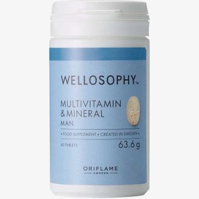 تصویر مولتی ویتامین و مینرال آقایان ولوسوفی اوریفلیم اورجینال Multivitamin & Mineral man oriflame