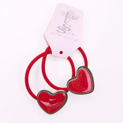 تصویر کش مو یلدایی قلب هندوانه ای 30478 