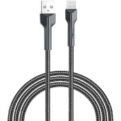 تصویر کابل تبدیل USB به لایتنینگ رسی مدل RTC-N24L طول 1.5 متر (Recci RTC-N24L Lightning Fast Charging Data Cable) 