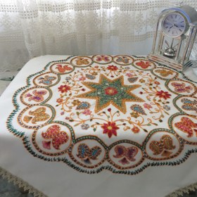 تصویر رومیزی پته سفید بزرگ رومیزی عید نوروز