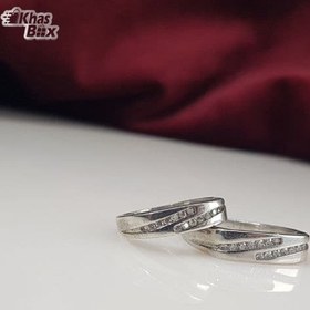 تصویر حلقه ست نقره کد101 ا Original silver ring set Original silver ring set