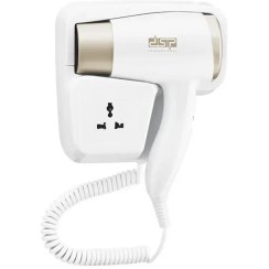 تصویر سشوار دیواری دی اس پی مدل Hair Dryer dsp 30389 DSP wall-mounted hair dryer, model Hair Dryer DSP 30389