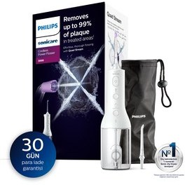 تصویر Philips دستگاه تمیزکننده دندان های بدون سیم با قدرت Sonicare مدل FLOSSER 3000 