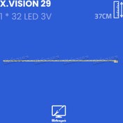 تصویر بکلایت مانیتور 29 ایکس ویژن 