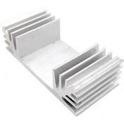 تصویر هیت سینک شاخ گوزنی 18 پره سایز 30*64 میلیمتر Aluminium heatsink 18p 64mm*30mm*20mm