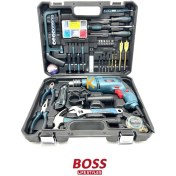 تصویر جعبه ابزار 48 عددی دریل چکشی باس مدل BS617 Boss Tool box BS617