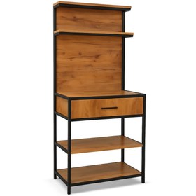 تصویر میز بار MDF فلزی چوبی 