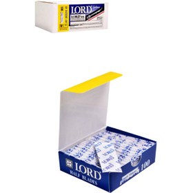 تصویر تیغ نصفه لرد بسته ۱۰۰ عددی 