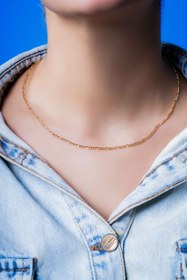 تصویر گردنبند طلا فیگارو 123 