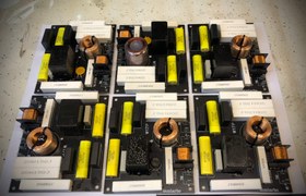 تصویر کراس اور بلندگو و باند مونتاربو مدل W17 Crossover speaker montarbo 2way w17