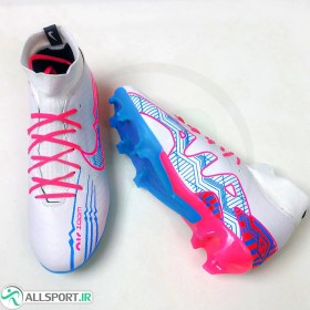 تصویر کفش فوتبال نایک مرکوریال ایرزوم Nike Mercurial Air Zoom White Pink 