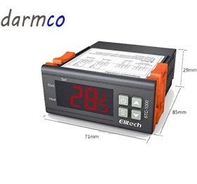 تصویر نمایشگر دما دیجیتالی دو حالته STC-1000 ا Digital Temperature Controller STC-1000 Digital Temperature Controller STC-1000