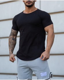 تصویر تی شرت زمستانی مردانه برند MOSST رنگ مشکی کد ty97005357 
