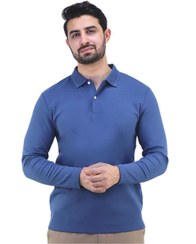 تصویر پیراهن پولو مردانه با بافت وافل کشی برند giordano Men's Stretch Waffle Knit Polo Shirt