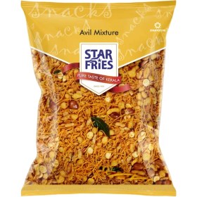 تصویر آجيل هندی ساده استار فريس 250 گرم STAR FRIES مدل Avil Mixture Star-Fries-Kerala Avil Mix Front 250gr