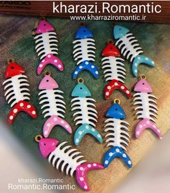 تصویر آویز استیل ماهی 