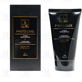 تصویر کرم ضدآفتاب بژ روشن اورلين SPF 50 انواع پوست 40 ميلی لیتر Aurelien Photo Care Light SPF 50 for All Skin Types 40 ml