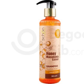 تصویر شامپو مغذی شون حاوی عسل و ماکادمیا فاقد سولفات حجم ۳۰۰ میلی لیتر 
