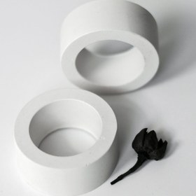 تصویر شیپ حلقه - باریک / سفید 