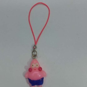 تصویر آویز قاب پاتریک صورتی 