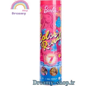 تصویر باربی سورپرایزی متل Barbie Color Reveal با کد HJX49 