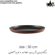 تصویر سینی فر پیتزا سایز 30 نچسب ریوالد (زرشکی) RIWALD York Pizza Pan