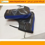 تصویر دستکش ثابت موتورسیکلت آبی آرین کاور 