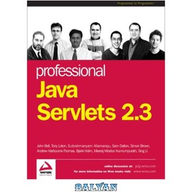 تصویر دانلود کتاب Professional Java Servlets 2.3 Servlets حرفه ای جاوا 2.3