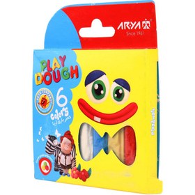 تصویر خمیر بازی 6 رنگ آریا 1057 Arya Arya 1057 Play Dough 6 Colors