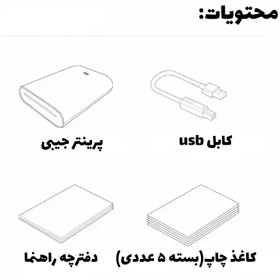 تصویر پرینتر جیبی چاپ عکس XIAOMI مدل MI XMKDDYJ01HT نسخه گلوبال 