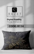 تصویر روتختی دونفره رزت طرح گل کلاسیک سری R114 