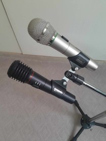 تصویر گیره میکرفون دوتایی فایو کور ا Five core microphone pair holder clip Five core microphone pair holder clip