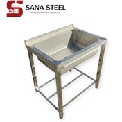 تصویر سینک و وان ۸۰ سانت صنعتی S1109