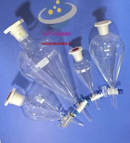 تصویر قیف دکانتور 250 شیر شیشه 