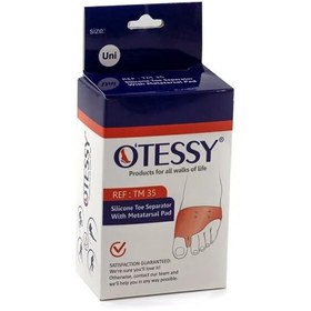 تصویر پد متاتارسال با فاصله دهنده انگشت شست سیلیکونی کد TM35 اوتسی OTESSY Silicone Seprator With Metatarsal Pad TM35