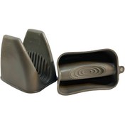 تصویر دستگیره قابلمه مدل سیلیکونی مجموعه 2 عددی 