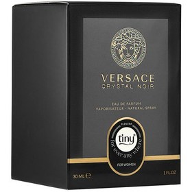 تصویر عطر جیبی زنانه النترا تاینی مدل Versace Crystal Noir حجم 30 میلی لیتر 