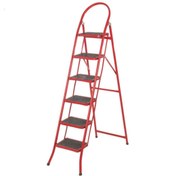 تصویر نردبان فلزی 6 پله رویال 