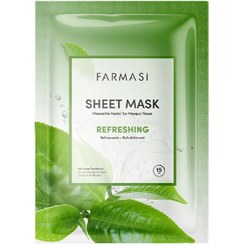 تصویر ماسک ورقه ای چای سبز شاداب کننده فارماسی ا Farmasi Sheet mask Refreshing Farmasi Sheet mask Refreshing