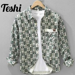 تصویر پیراهن کتان 