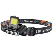 تصویر چراغ هدلایت پیشانی پنج حالته LY-801 sensor headlamp LY-801