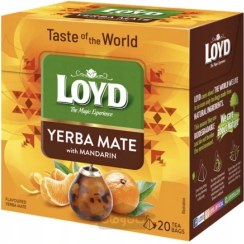 تصویر چای یربا میت با طعم دهنده نارنگی لوید 34 گرم Loyd ا Loyd yerba mate with mandarine flavouring herbal tea 34 g Loyd yerba mate with mandarine flavouring herbal tea 34 g
