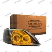 تصویر چراغ جلو اسپرت جمع ساز مدل 3D-Ring مناسب ال 90 