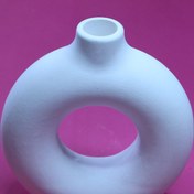 تصویر قالب سیلیکونی سایز بزرگ گلدون دونات 