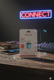 تصویر تبدیل OTG تایپ سی MCDODO Z57 OTG Z57 TYPE-C MCDODO