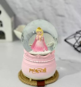 تصویر گوی برفی پرنسس موزیکال 