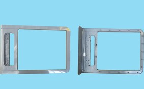 تصویر دستگیره یخچال هیمالیا بتا طوسی (کامل با درپوش پیچ) 